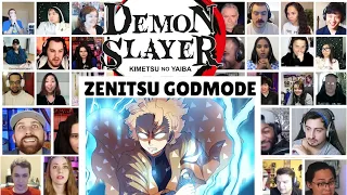 Zenitsu vs Spider Fight Reaction Mashup | Demon Slayer Season 1 Episode 17 Reaction Mashup