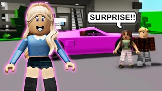 MY PARENTS BOUGHT ME A CAR!! **BROOKHAVEN ROLEPLAY** | JKREW GAMING