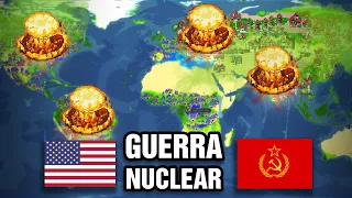 Simulei uma GUERRA NUCLEAR no Worldbox - Quem venceria?