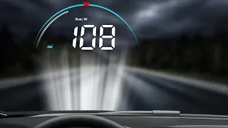 Универсальный ПРОЕКЦИОННЫЙ СПИДОМЕТР на ЛОБОВОЕ стекло | Head up Display Car