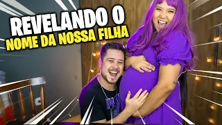 REVELANDO O NOME DA NOSSA FILHA | Jeru e Cheru