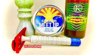 AZ Shavers Meet Up Soap 2/17/24~Karve USA Razor~K Shave Worx | Limey Plum Crazy~Rapira DE Blade.