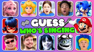 Guess Who's Singing 🎵🎙️🔥 Lay Lay, King Ferran, Salish Matter, MrBeast, Elsa, Diana, Trolls 3