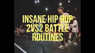 Insane Hip Hop 2vs2 Battle Routines ( Zyko, Dykens, Franky Dee, Ben, Stylez C, Diablo and more)