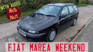 Mega rare Fiat Marea Weekend driven with Hub Nut