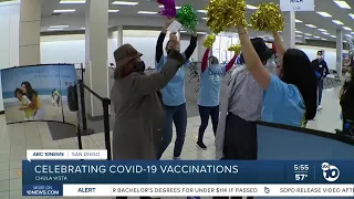 Celebrating COVID-19 vaccinations