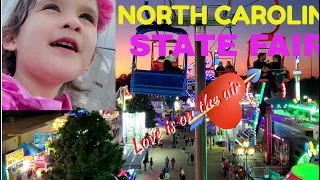 North Carolina State Fair!  EXHILIRATING RIDES, FOODS, NC Local products and many exciting EXHIBITS.