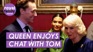 Queen Camilla Hosts Film Stars at Buckingham Palace Reception