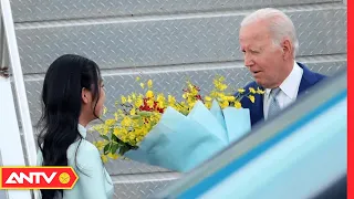 Cận cảnh hình ảnh đón Tổng thống Mỹ Joe Biden tại Phủ Chủ tịch | Tin tức 24h mới nhất | ANTV