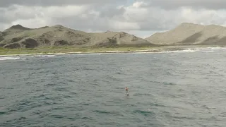 4k Drone Footage Downwind Foiling The Ka Iwi Coast in Hawaii!