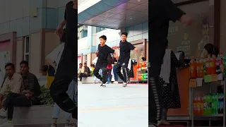 Dancin - Cat Parting Dance in Public (tiktok sped up) Remix | Aayush & Abhay #shorts #viral