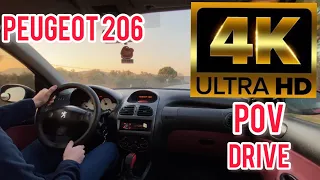 PEUGEOT 206 TEST DRIVE 4K ULTRA HD