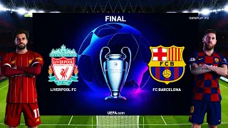 PES 2020 - Liverpool vs Barcelona - UEFA Champions League Final UCL - Gameplay PC - Salah vs Messi