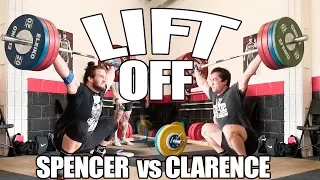 CLARENCE KENNEDY vs SPENCER MOORMAN: Weightlifting Battle (180kg/397lb Snatch)