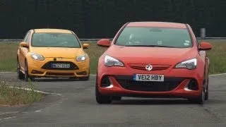 Ford Focus ST vs Vauxhall Opel Astra VXR - www.autocar.co.uk