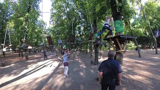 Город Днепр 1534 Веревочный Парк Шевченка Прогулка Dnepr City Rope park Shevchenko Walking