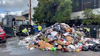 Massive Garbage Pile Cleanup - Athens Services