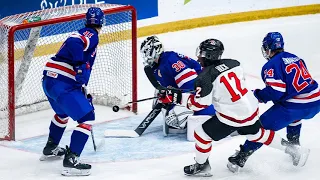 Highlights from Canada West vs. United States in the 2023 World Junior A Hockey Challenge semifinals