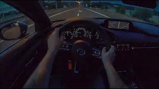 Mazda 3 Night | 4K POV Test Drive #270 Joe Black