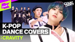 [4K] 큐티청량몽환섹시 CRAVITY | MONSTA X BTS SKZ NCT TXT SVT aespa | K-POP Cover Dance Medley | COUNT DANCE