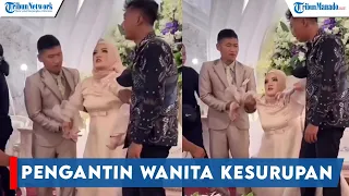 Pengantin wanita Tiba-tiba Kesurupan saat Pesta Pernikahan, Mata Melotot Sambil Menari