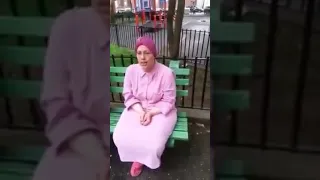 Lady spitting bars for the streets