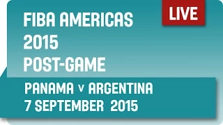 Post-Game: Panama v Argentina - Second Round -  2015 FIBA Americas Championship