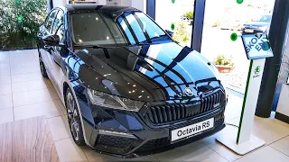 New Skoda Octavia vRS 2023 - Dynamic Elegance At Its Best In Magic Black Color | Simply Clever