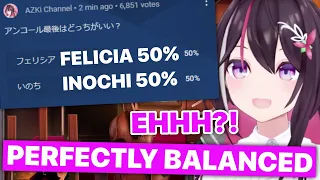 AZKi's Chat Poll Is Perfectly Balanced As All Things Should Be (AZKi / Hololive) [Eng Subs]