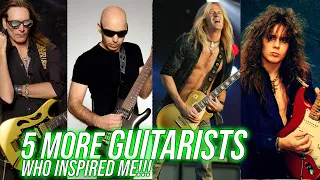 5 More Guitarists Who Inspired My Playing! Steve Vai, Joe Satriani, Doug Aldrich, Yngwie Malmsteen!