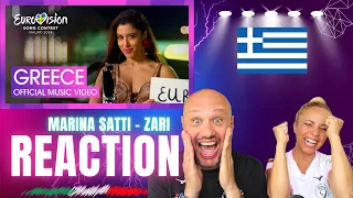 🇮🇹 Italian Reaction - Marina Satti - ZARI | Greece 🇬🇷 | Official Music Video | Eurovision 2024