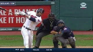 MIN@CLE: Kipnis drives double to the wall in the 5th