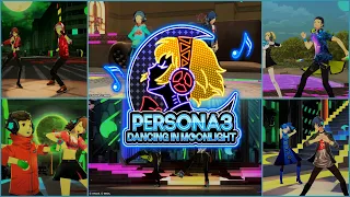 Persona 3 Dancing - ALL Partner Dances! (with TIMESTAMPS!) (NO DLC)