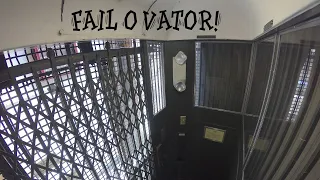 Epic FAIL on a historic OTIS Elevator