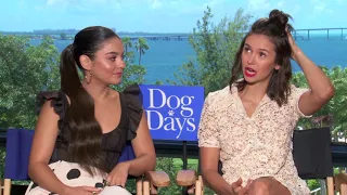 Rats in Vanessa Hudgens house? Interview with Nina Dobrev & Vanessa Hudgens for "Dog Days."