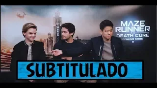 Maze Runner - Entrevista (Primero en morir) Dylan O'Brien, Thomas Sangster, Ki Hong | SUBTITULADO