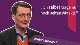 "Für weitere Pandemien sind wir viel besser vorbereitet" - Karl Lauterbach (SPD) | maischberger