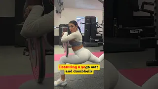 Georgina Rodriguez's Yoga Workout 😯 ll #ronaldo #georginarodriguez #shorts