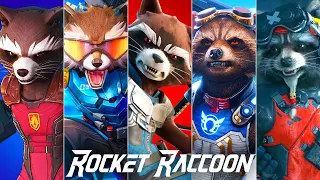 Evolution of Rocket Raccoon in games