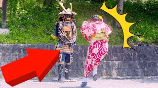 侍が突然動くドッキリ in 京都 #11