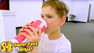 SUPER FAST NINJA! Obstacle Warrior Kids Race SuperHeroKids