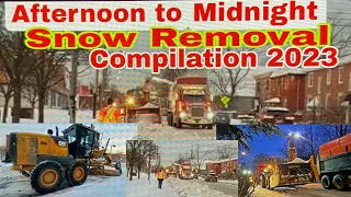 Montreal Snow Removal Compilation 2023