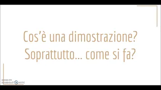 G1.2 Lezione di Geometria: teoremi e dimostrazioni