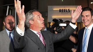 Nigel Farage makes victory speech – video