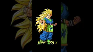 Goku Super Saiyan 1 And 10 Dragon Ball AF