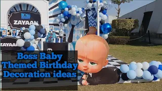 Boss Baby Birthday Party Decoration Ideas - Themed Birthday Party #DIY #bossbaby #birthdayparty