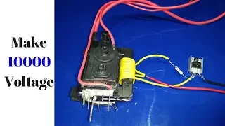 FlyBack Driver with mosfet Z44 make 10000 volt new project