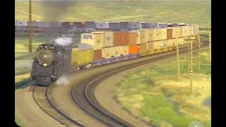 union pacific 3985 pulls 143 freight cars