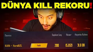 TEK BAŞIMA 200 KİLL ALDIM!! DÜNYA KİLL REKORUNU KIRDIM! PUBG Mobile