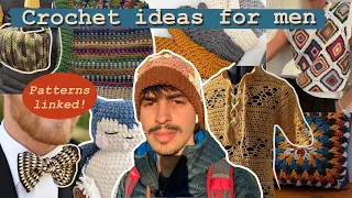 30+ crocheted gifts for guys